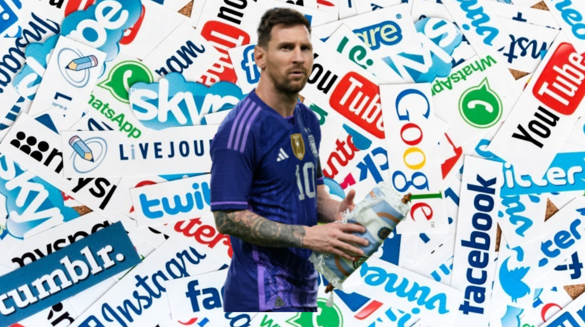 Messi es de otro 'planeta' en las redes sociales... 'aplasta' a Sudamérica