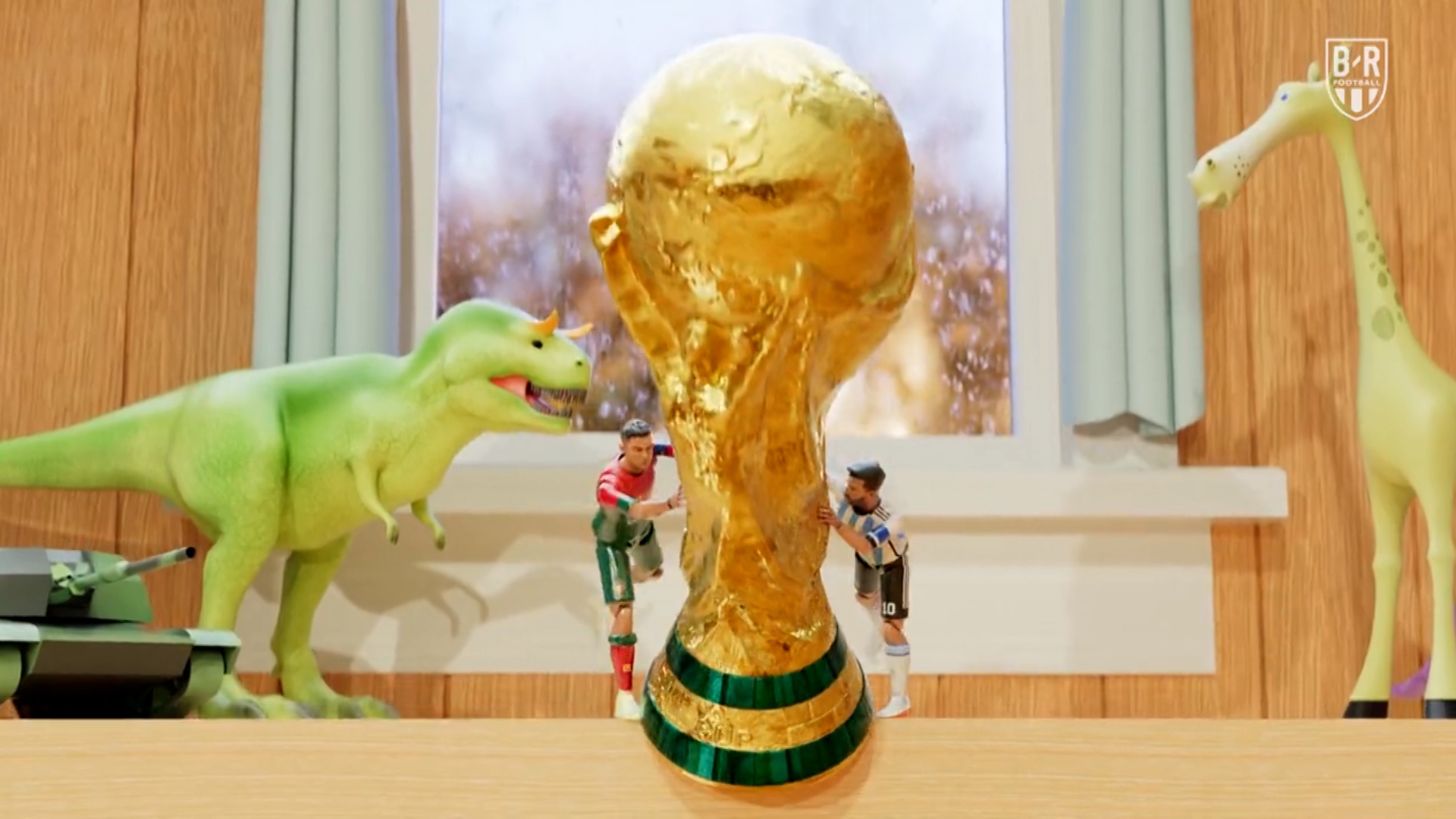 The incredible World Cup Toy Story remake that features Messi and Ronaldo as protagonists