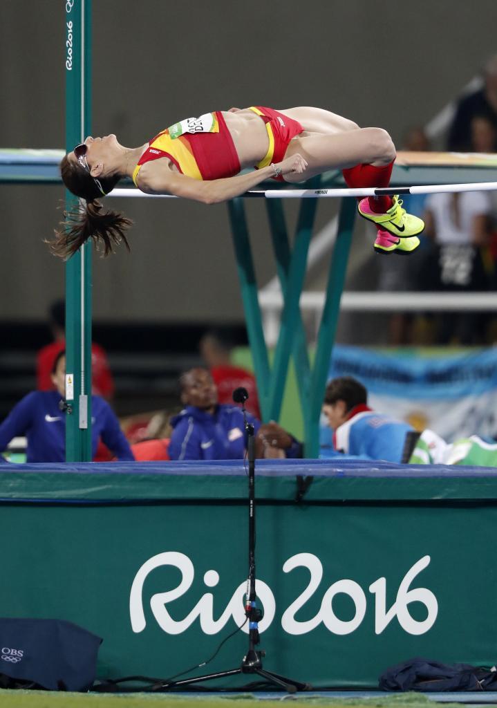 Ruth Beitia, en los Juegos Olímpicos de Río.