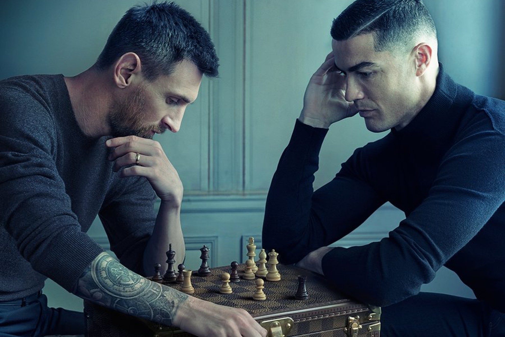 La clave oculta que perfecciona la 'partida' de ajedrez entre Messi y Cristiano