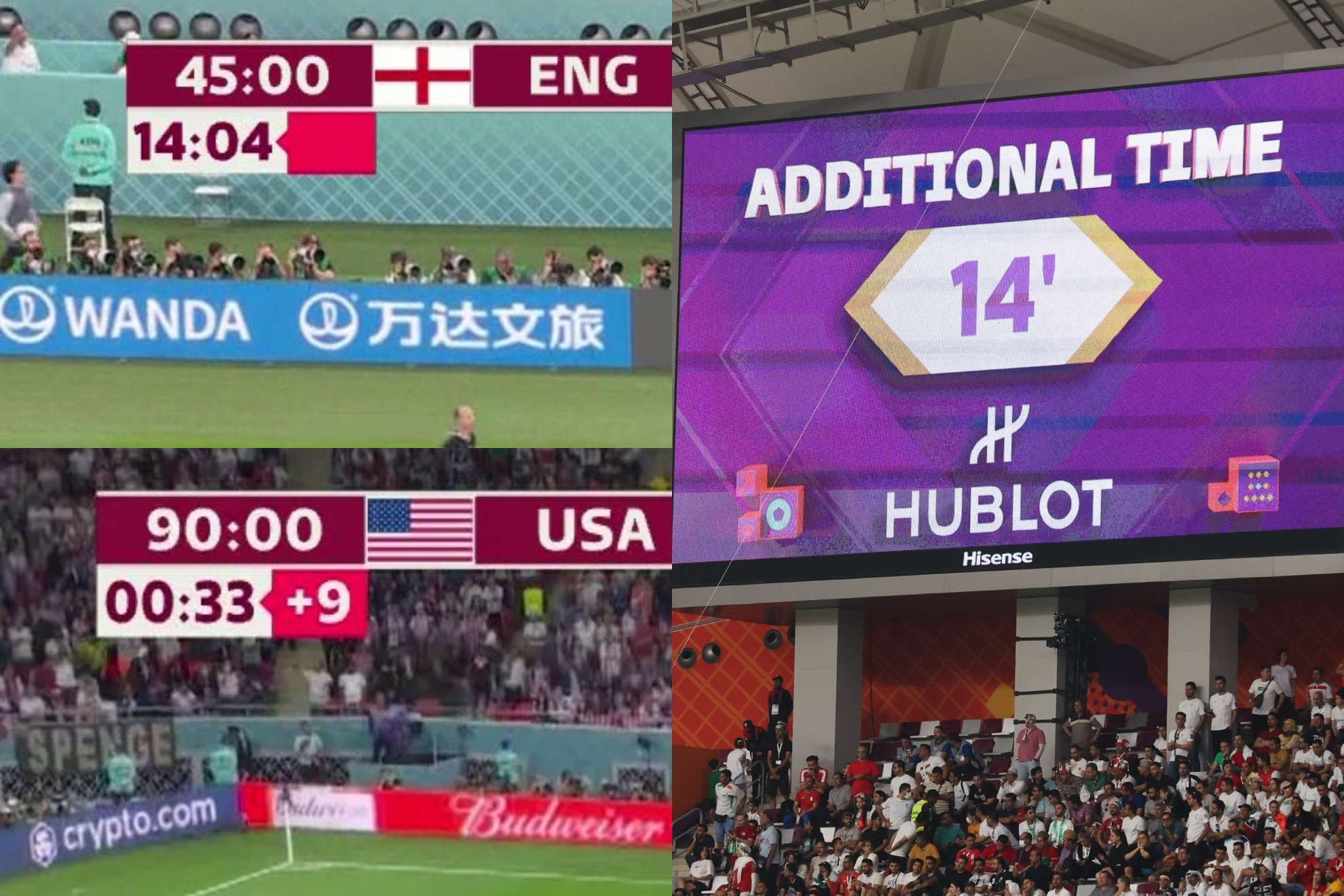 Por qué añaden tantos minutos en el Mundial: ¡más de hora y cuarto en los seis primeros partidos!
