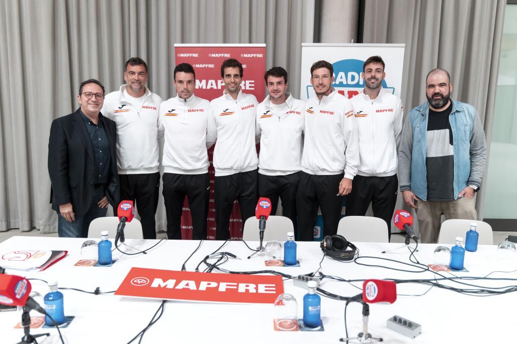El equipo español de Copa Davis en 'El Programa de Ortega'