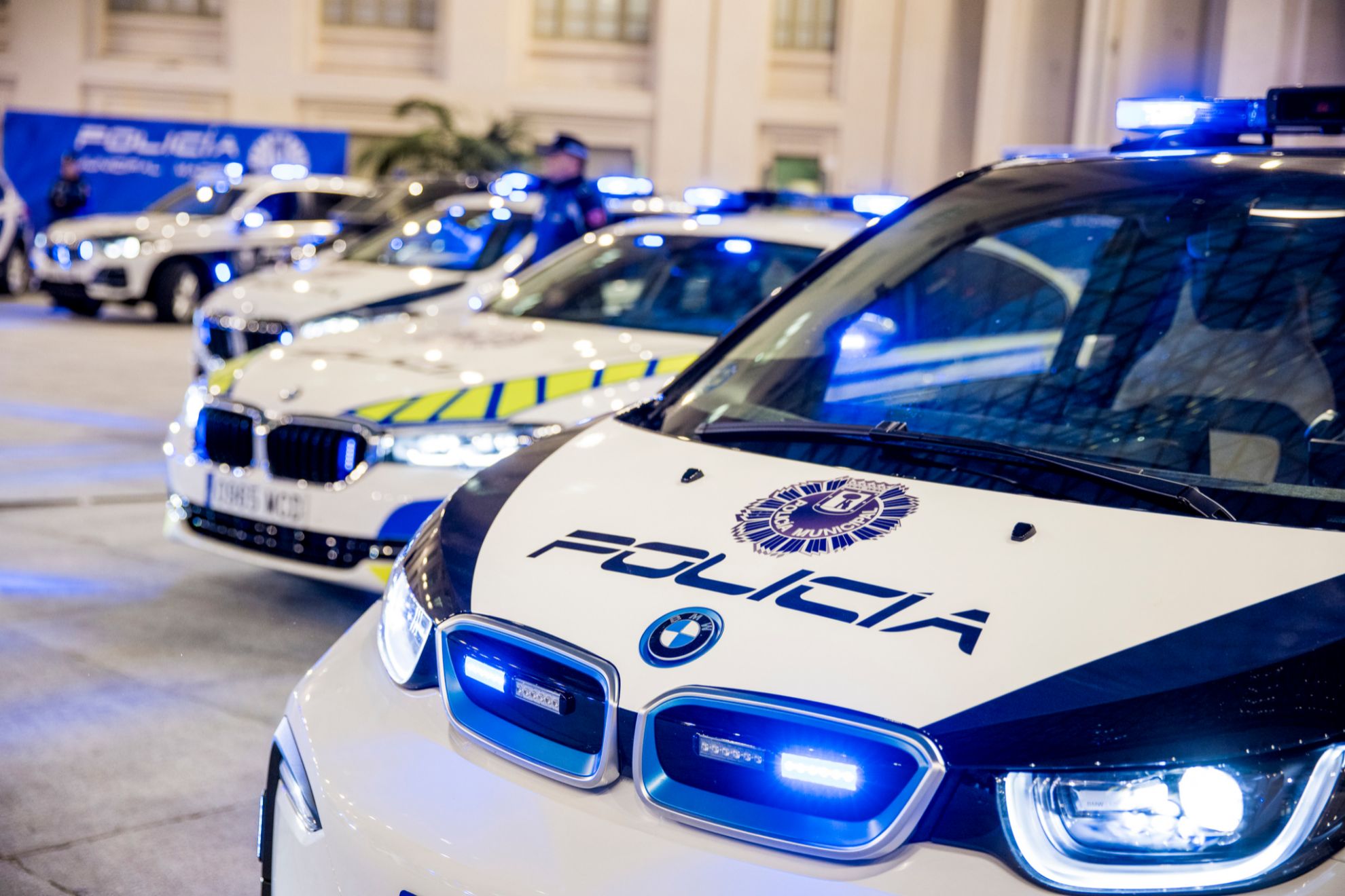 169 de los 470 coches de la Policía madrileña serán desde ahora BMW.