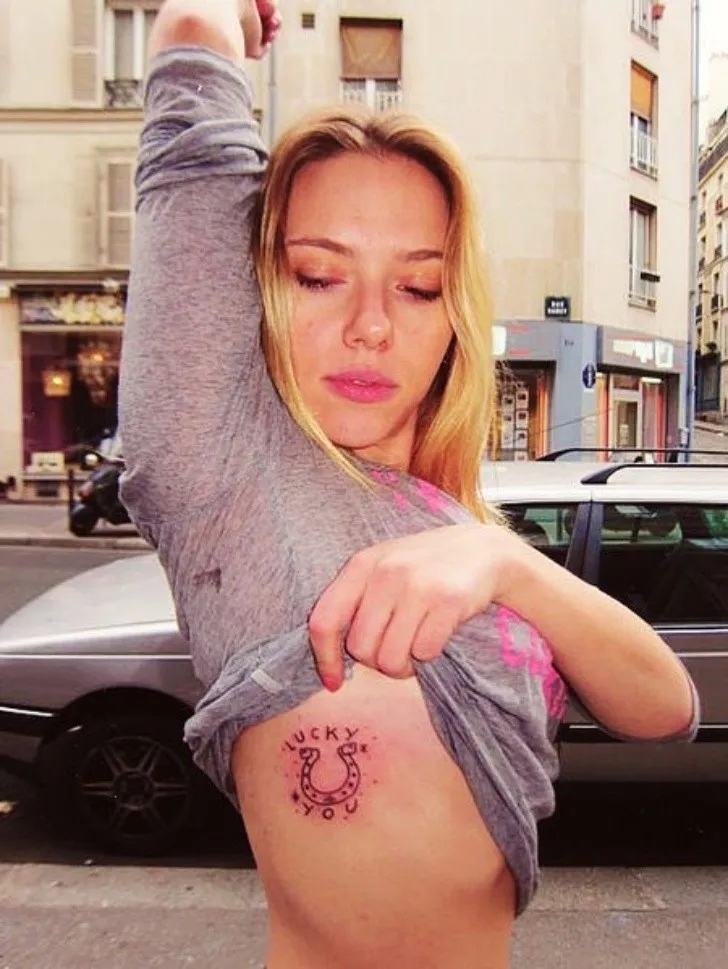 Scarlett Johansson's curious hidden tattoo reminds her how lucky she is |  Marca