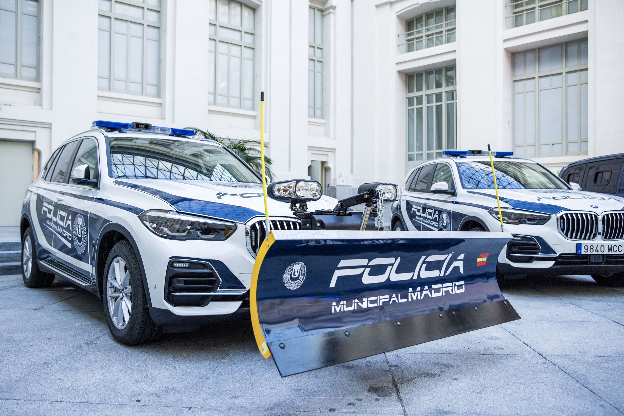 Los nuevos coches de la Policía de Madrid son... como los de Alcaraz o el Real Madrid
