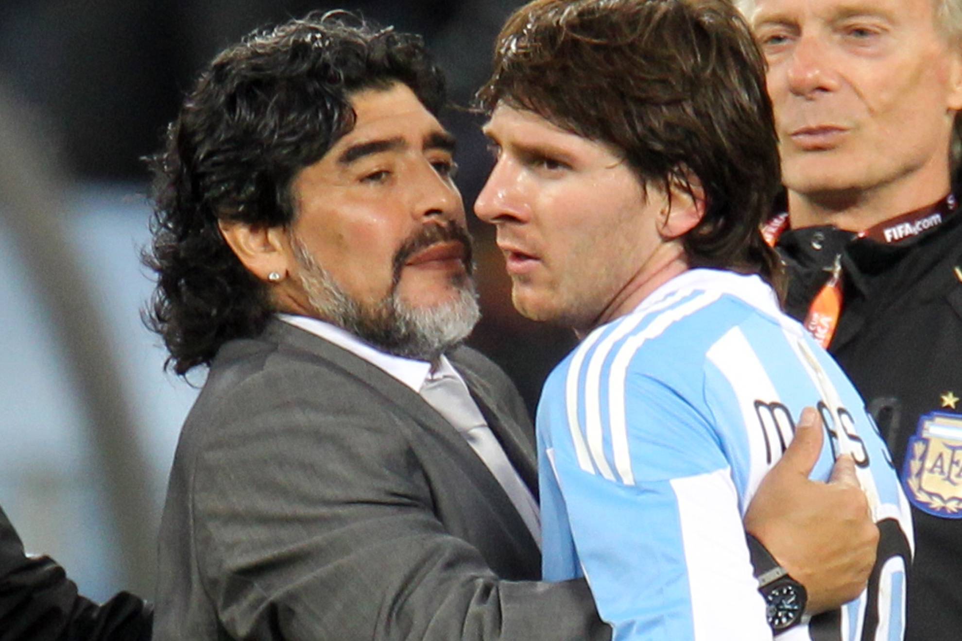 Diego Armando Maradona, Leo Messi