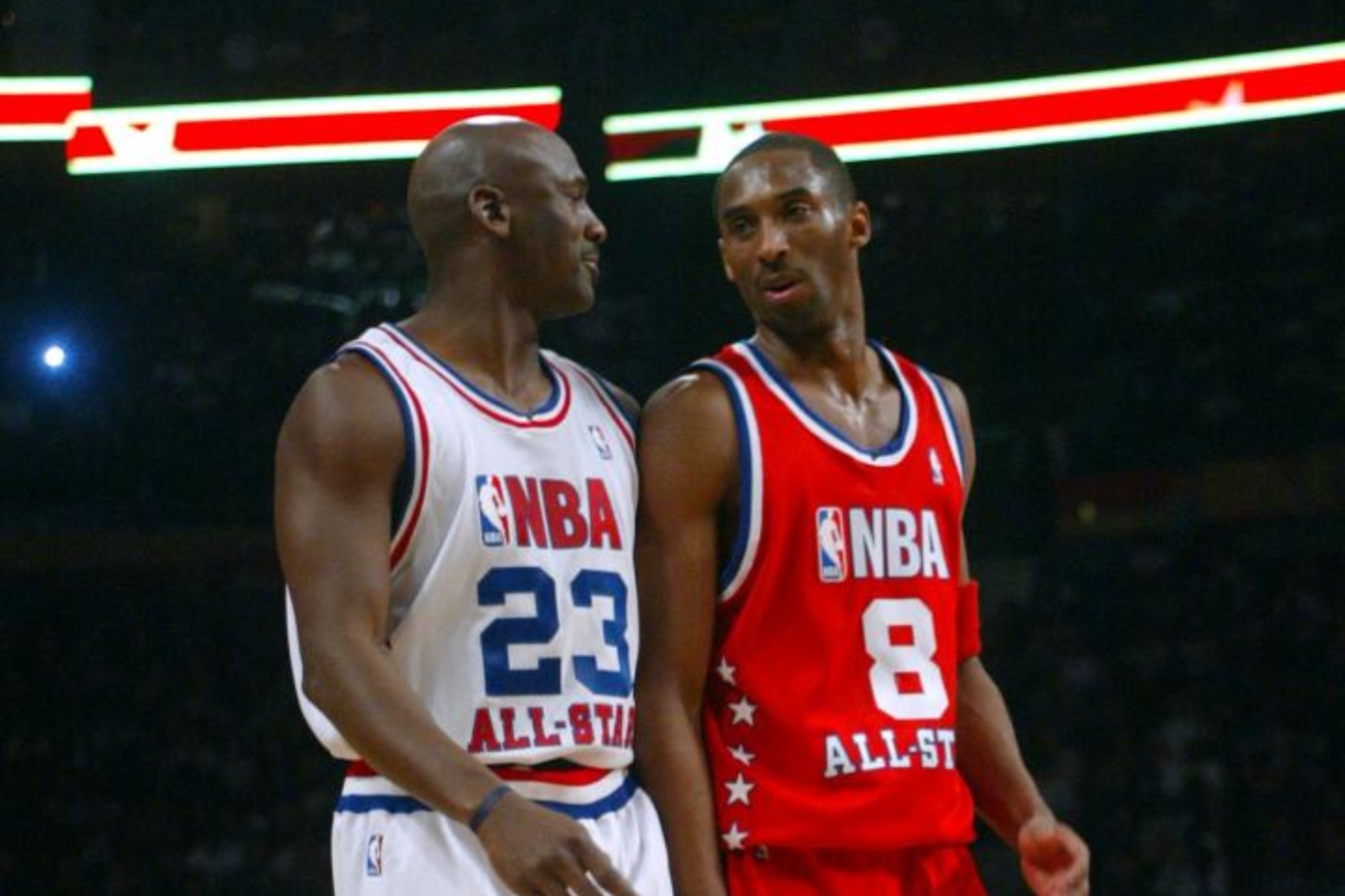 Jordan y Kobe, durante un All-Star.