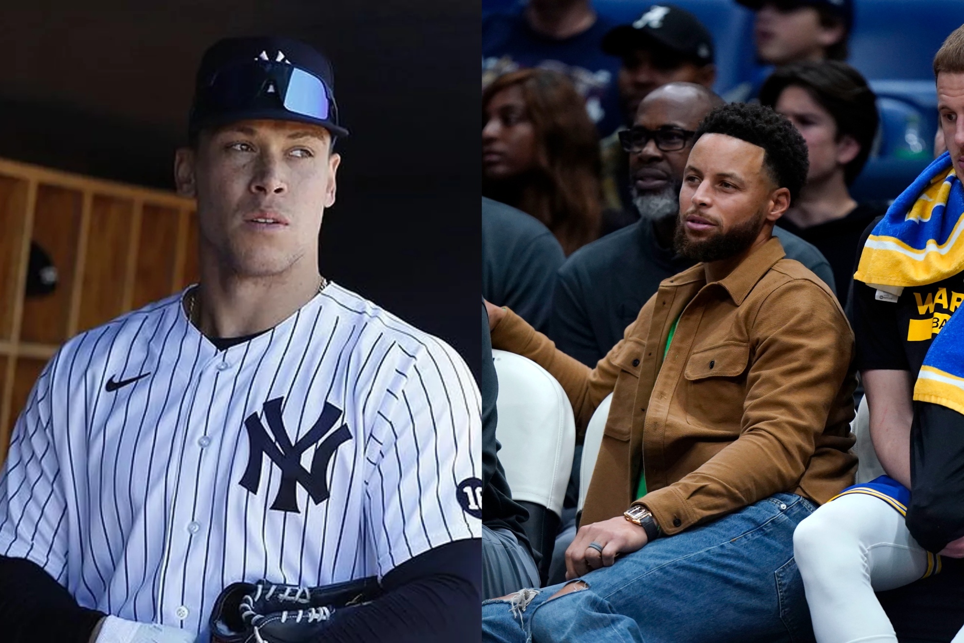 Aaron Judge and Stephen Curry mashup