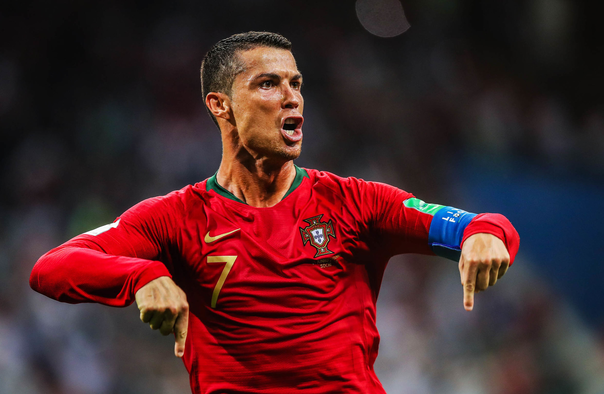 ¿Cuántos partidos y goles tiene Cristiano Ronaldo en los Mundiales?