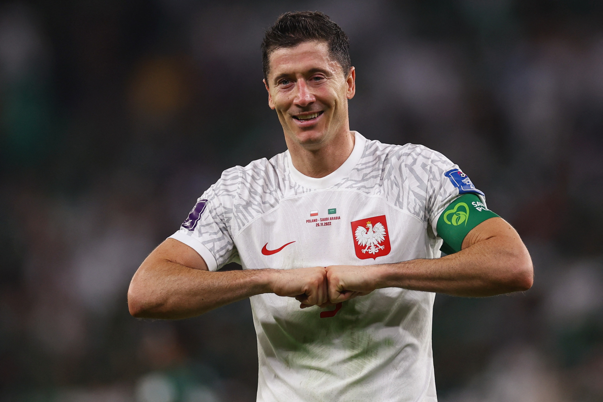 Lewandowski marcó su primer gol en una Copa del Mundo | Reuters