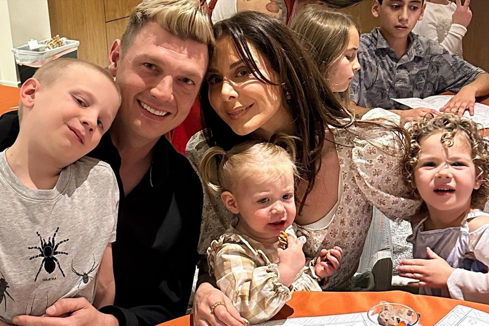 Nick Carter and his family on Thanksgiving.