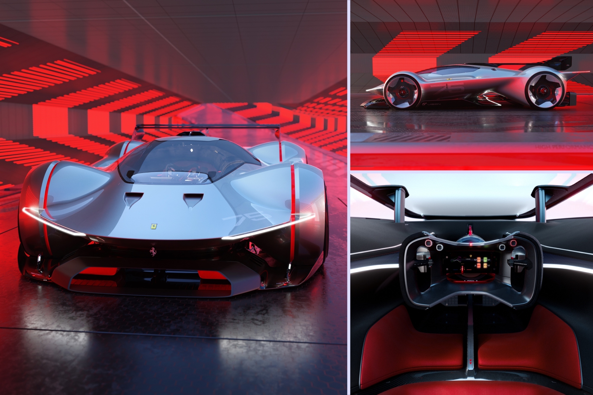 El Ferrari Vision Gran Turismo, en imágenes