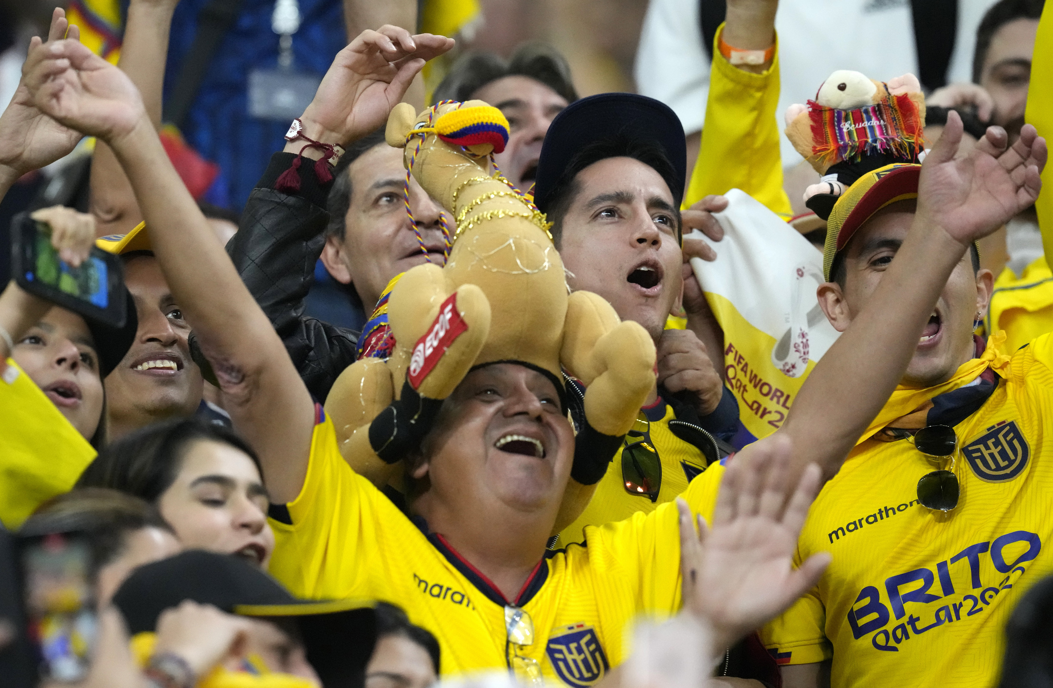 Fans de Ecuador en el Mundial de Qatar 2022