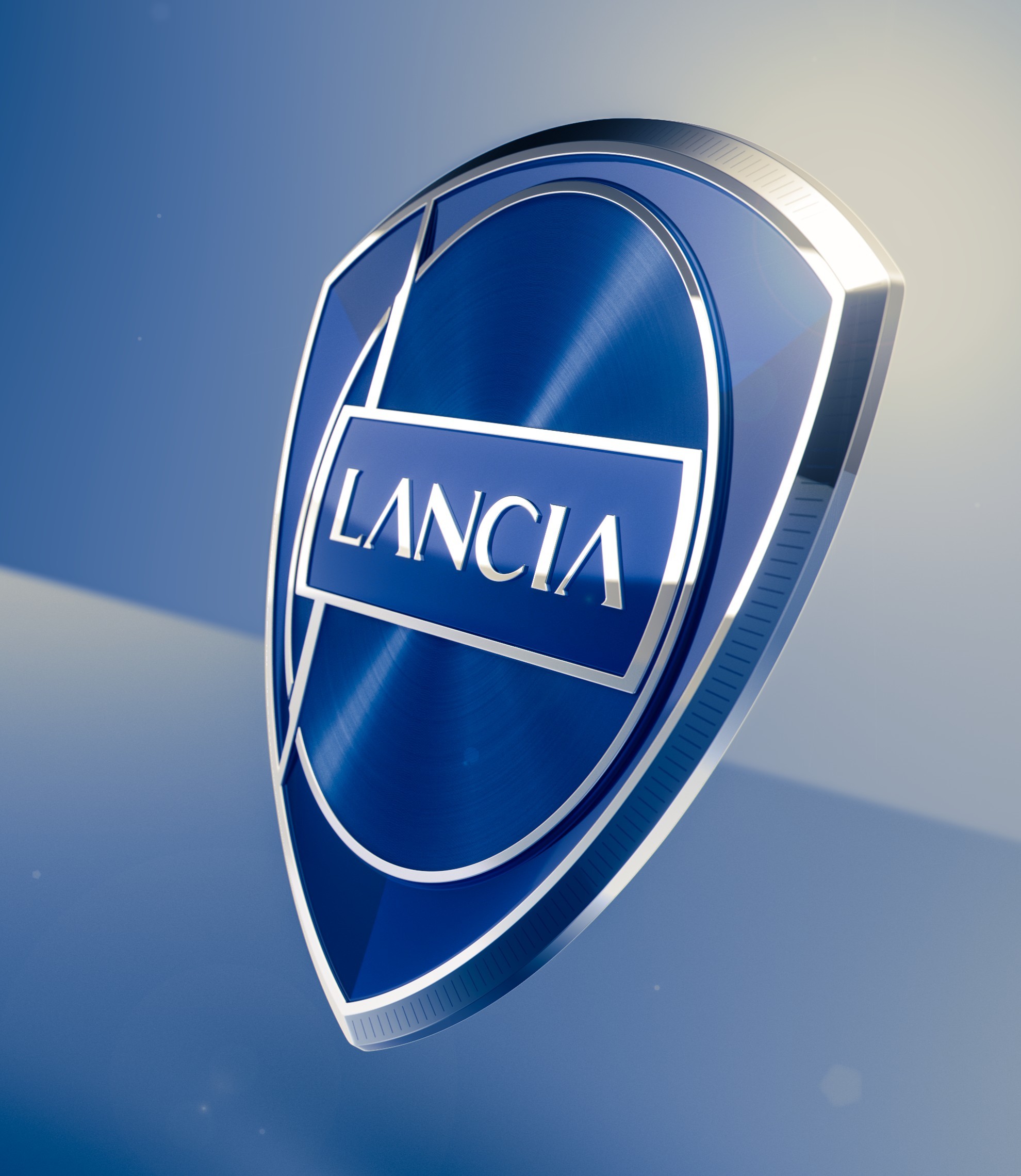 As es el nuevo logo de Lancia para la era elctrica.
