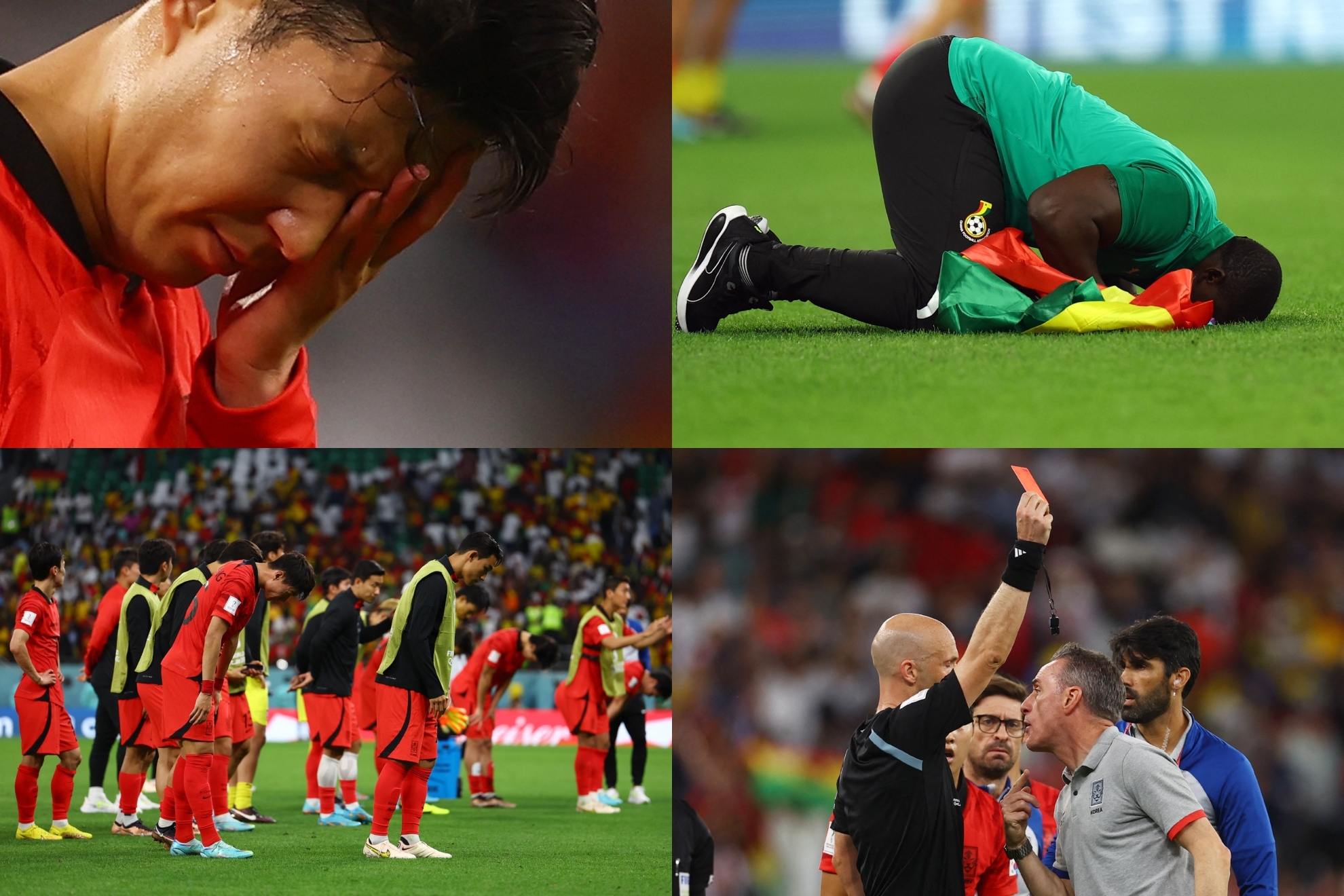 El Corea vs Ghana dejó imágenes de todo tipo  | Reuters