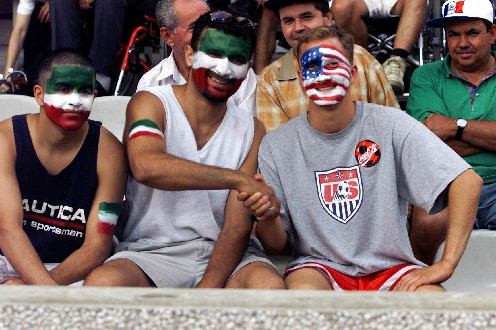 Good relations between Iran and USMNT fans in 1998