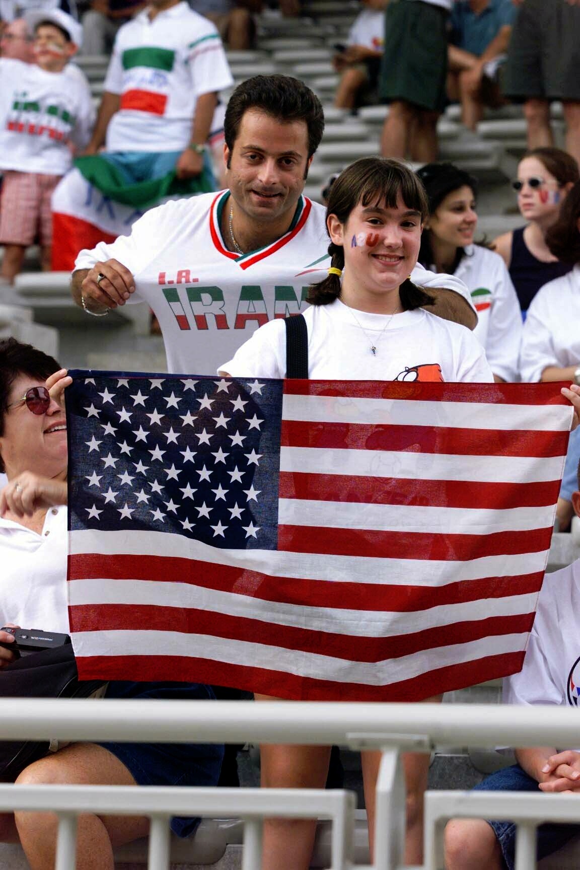 Good relations between Iran and USMNT fans in 1998