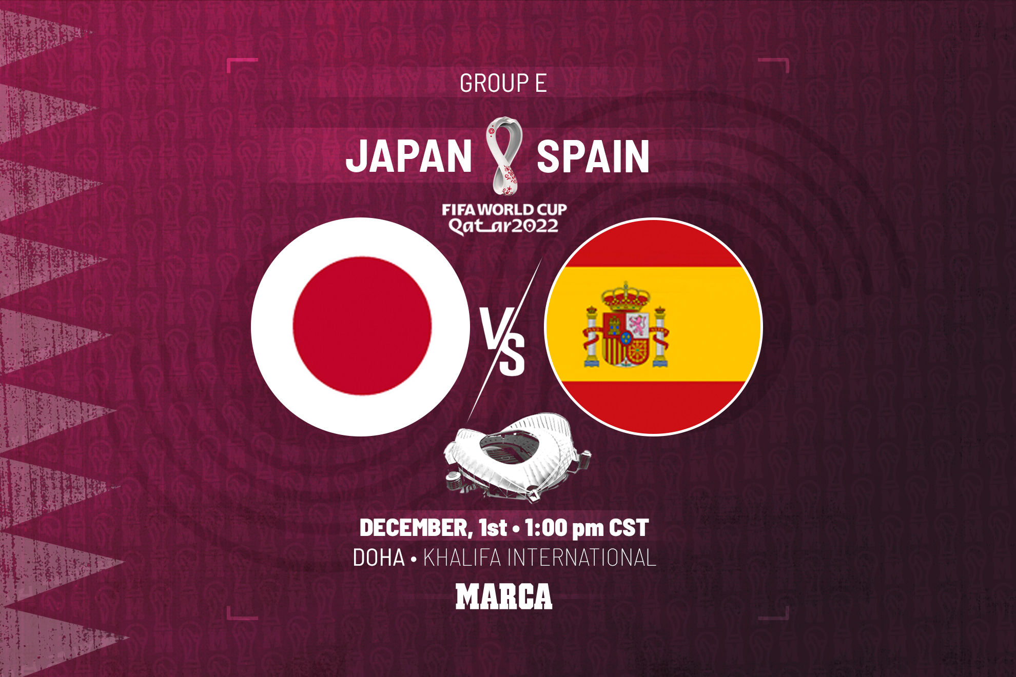 Japan - Spain Game Time