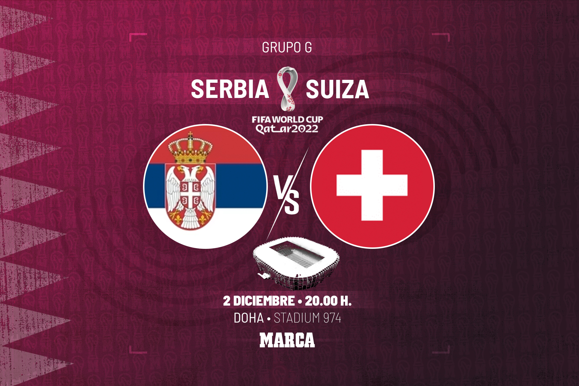 Serbia vs Suiza del Mundial de Qatar 2022