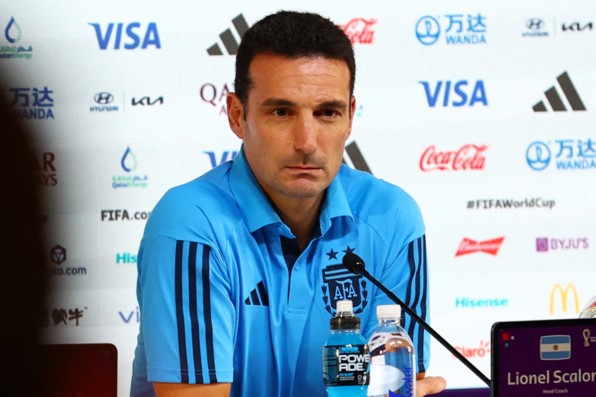 Leonel Scaloni habla previo al partido entre Argentina y Polonia | Reuters