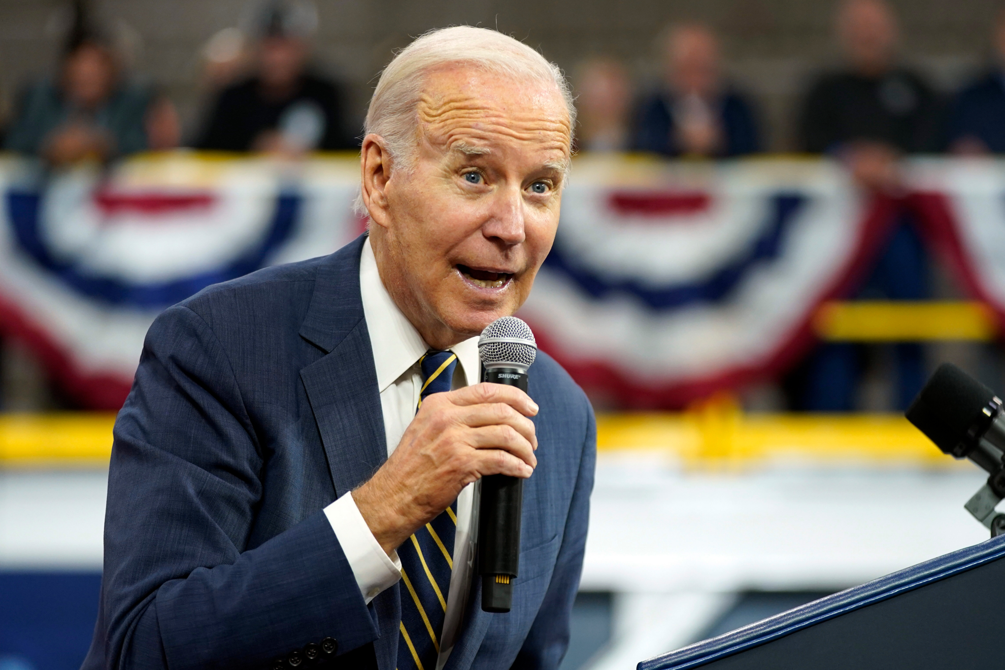 President Joe Biden announced the USMNT's victory over Iran in the World Cup today.