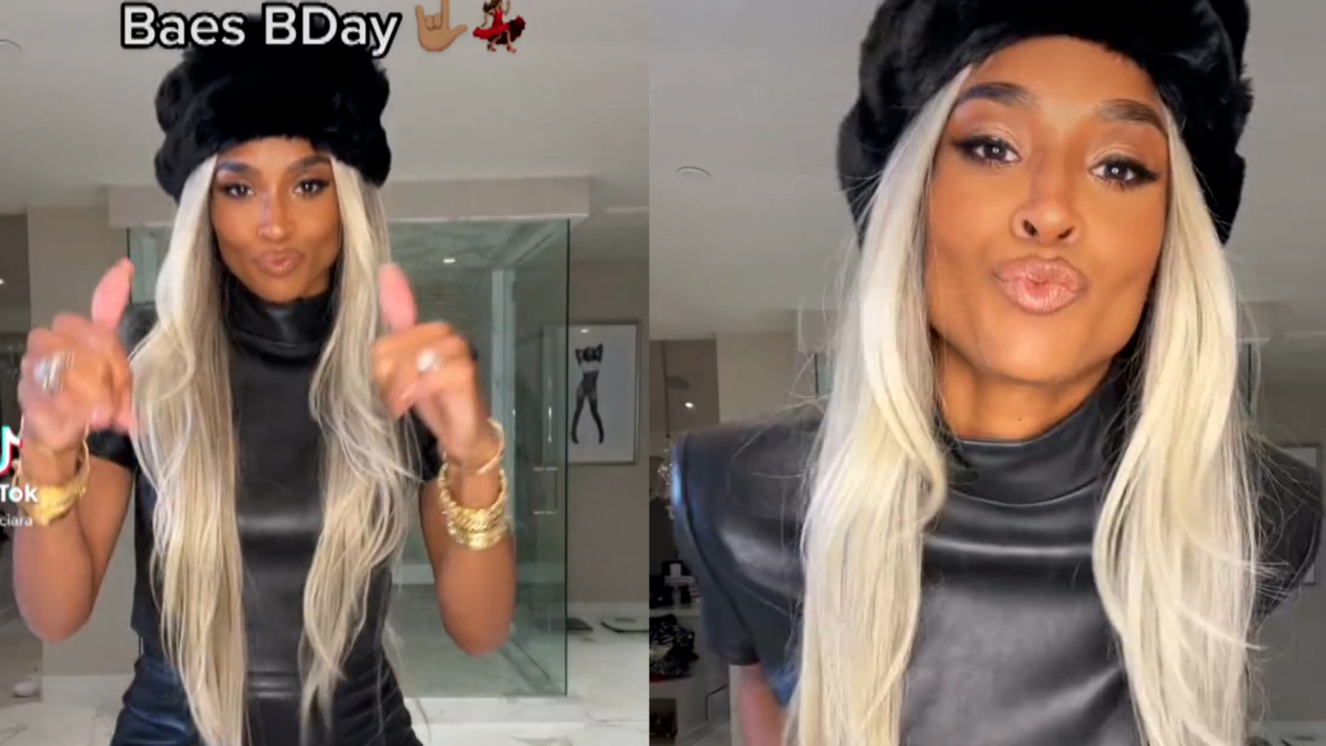 Ciara Wilson performs sexy dance for husband Russell's 34th birthday