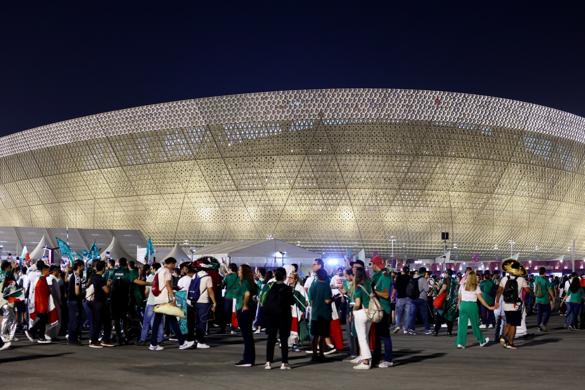 el apoyo de la aficion mexicana se mantiene en qatar 2022