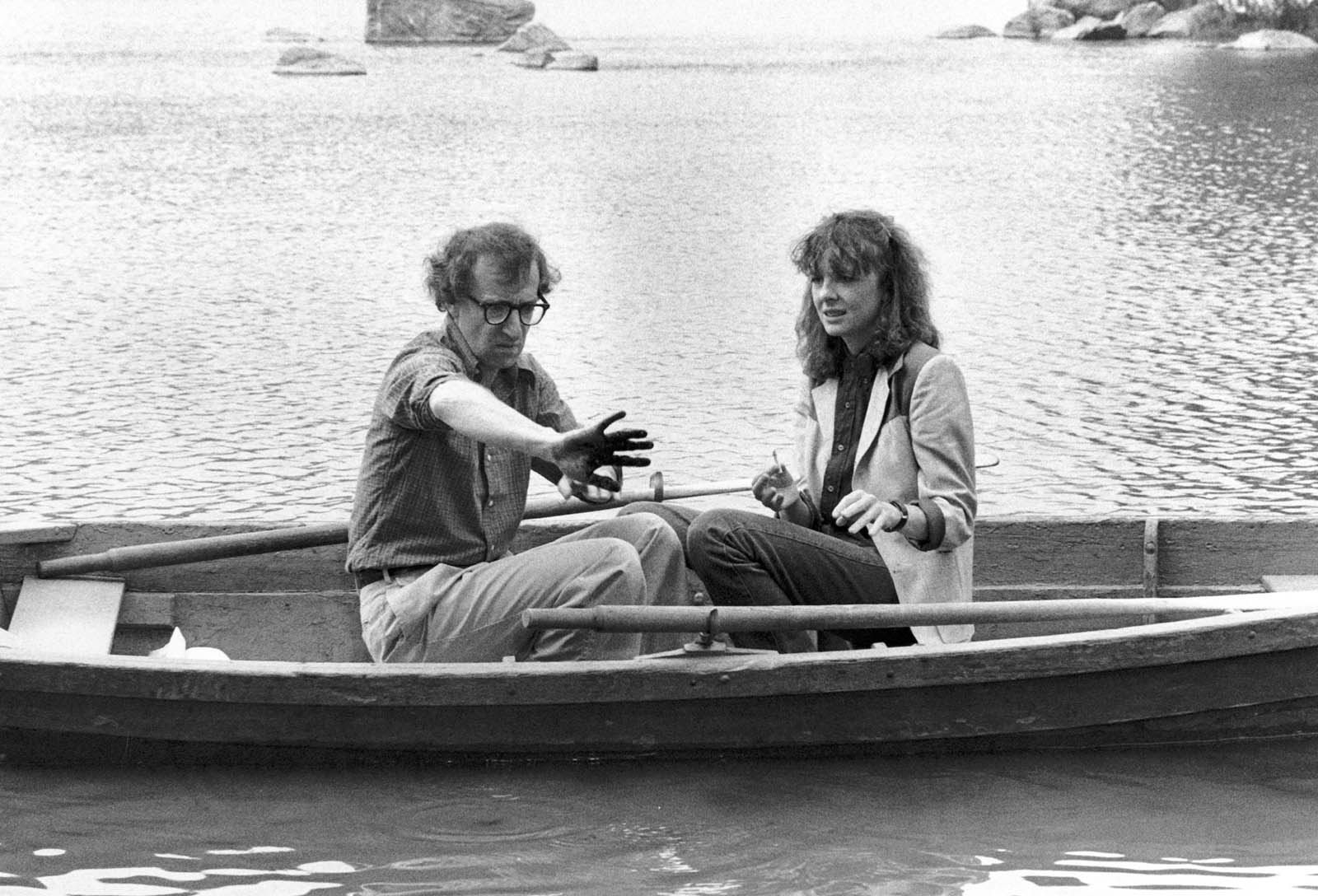 Woody Allen y Diane Keaton en 'Manhattan'.