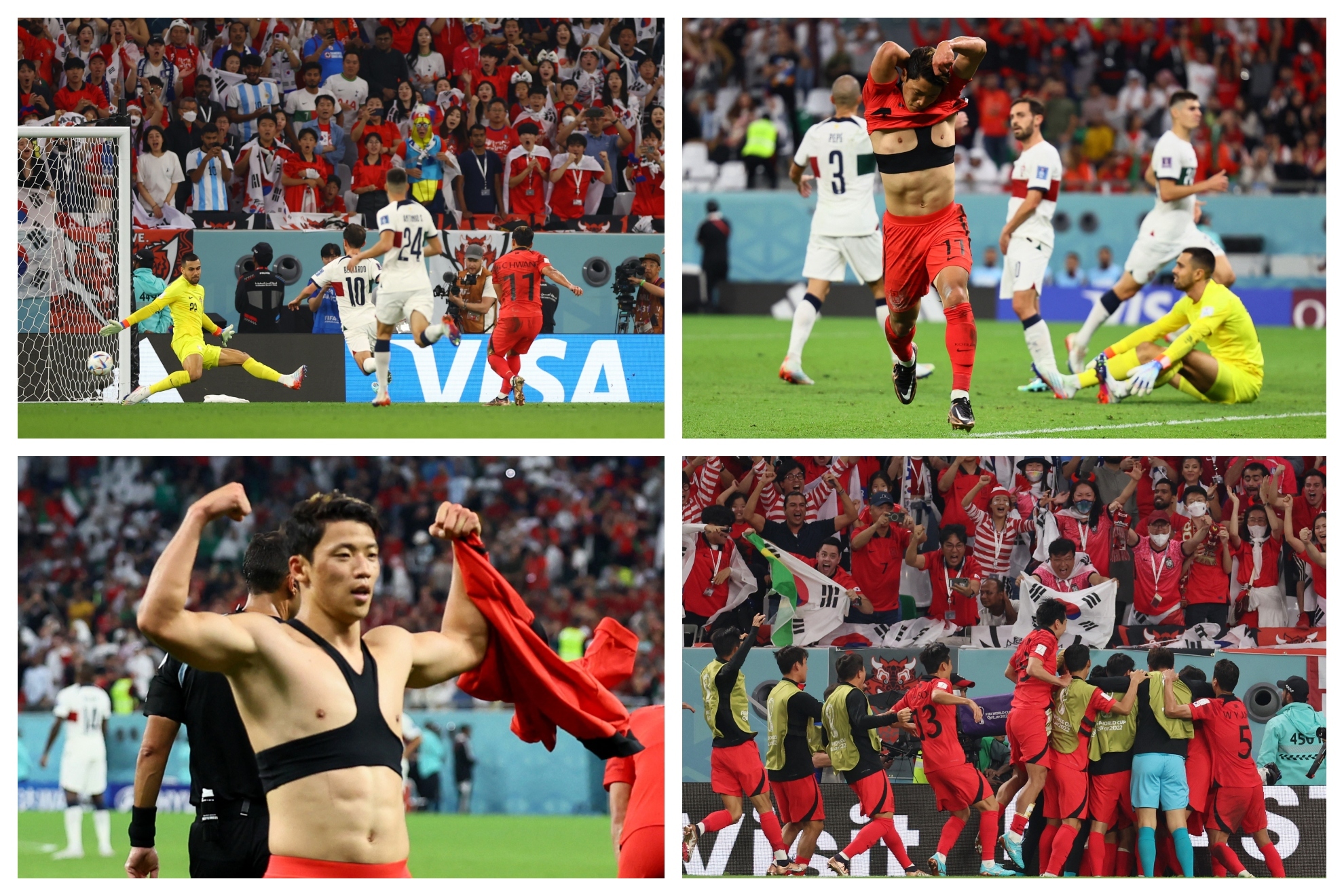 El gol de Hwang Hee-chan que le da el triunfo a Corea del Sur ante Portugal y les mete a octavos | Reuters