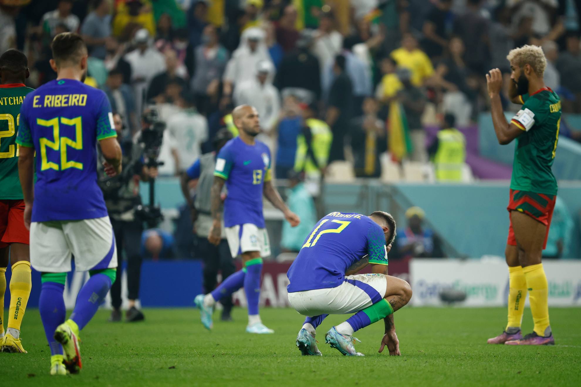 Brasil cayó frente a Camerúm.