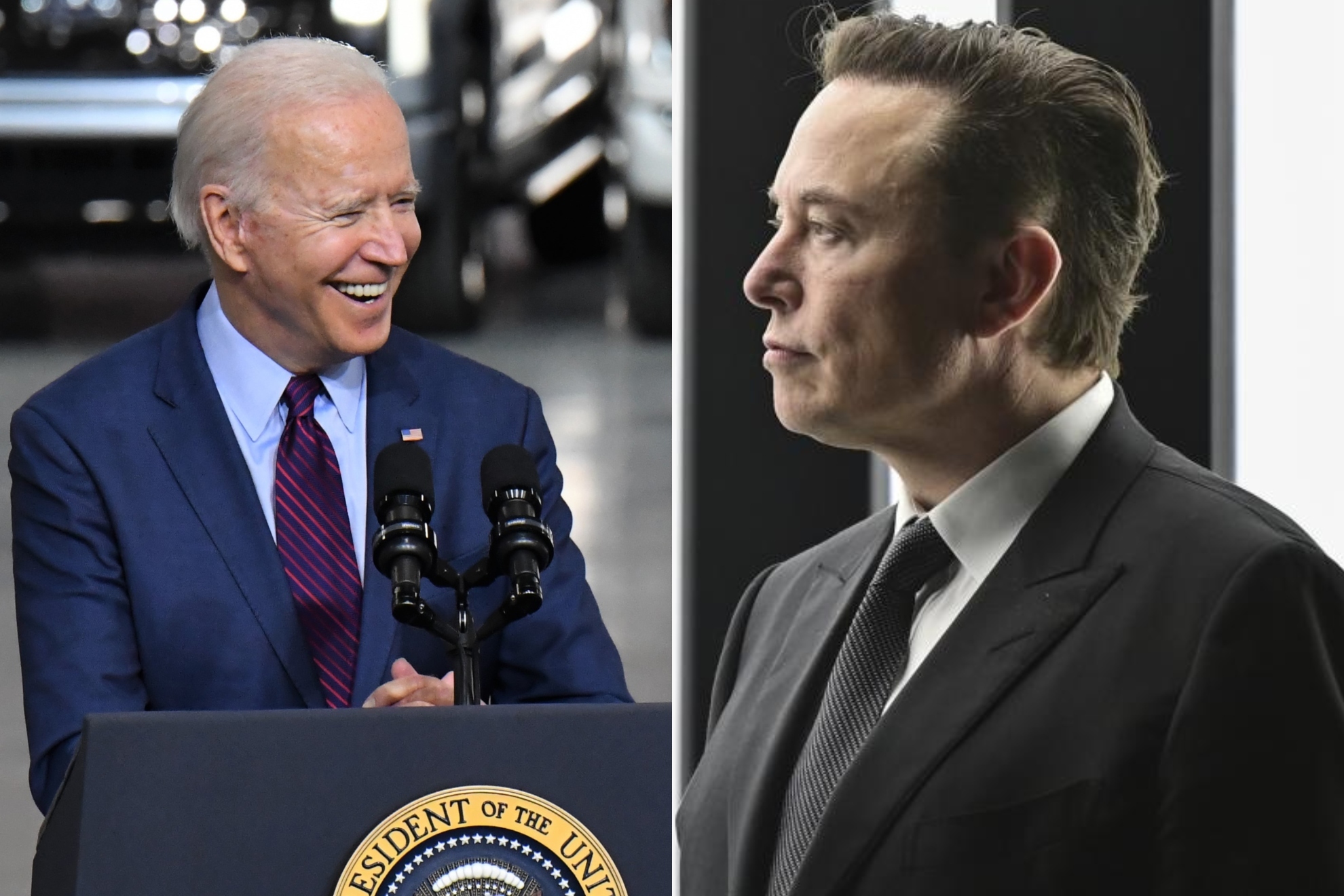 Joe Biden y Elon Musk siguen enfrentados, también, en cuanto a su visión de la electrificación de EE. UU.