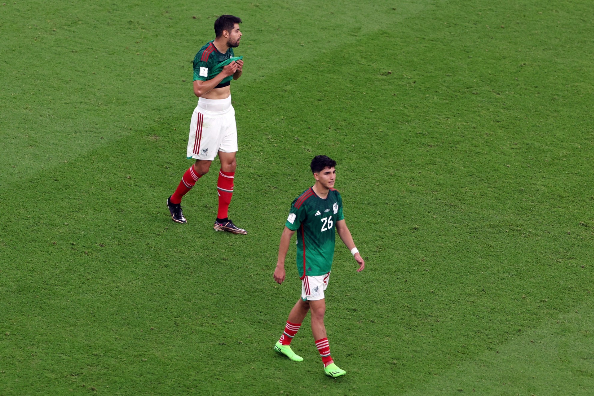 La selección mexicana fue la que menos corrió en el Mundial de Qatar | Reuters