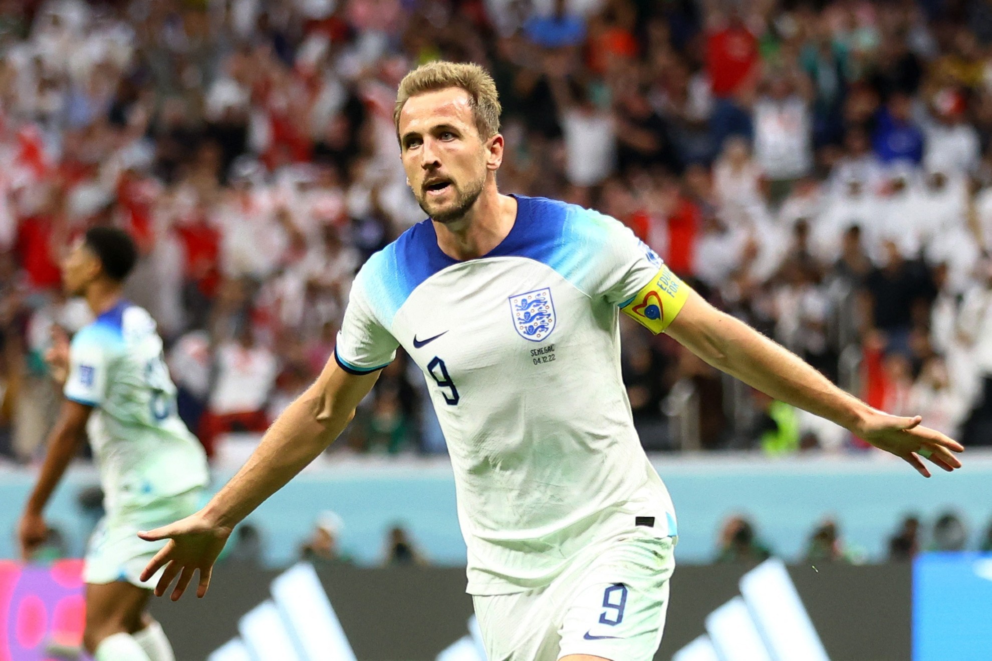 Harry Kane pone el 2-0 de Inglaterra ante Senegal, su gol 52 con Inglaterra | Reuters