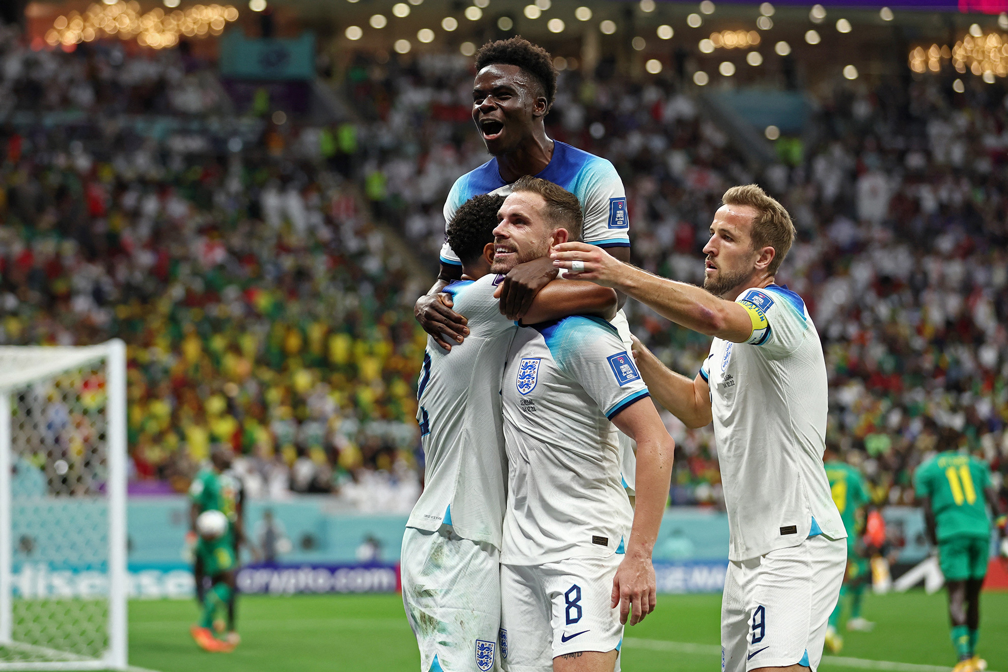 Inglaterra se mete a cuartos de final caminando al golear a Senegal | Reuters
