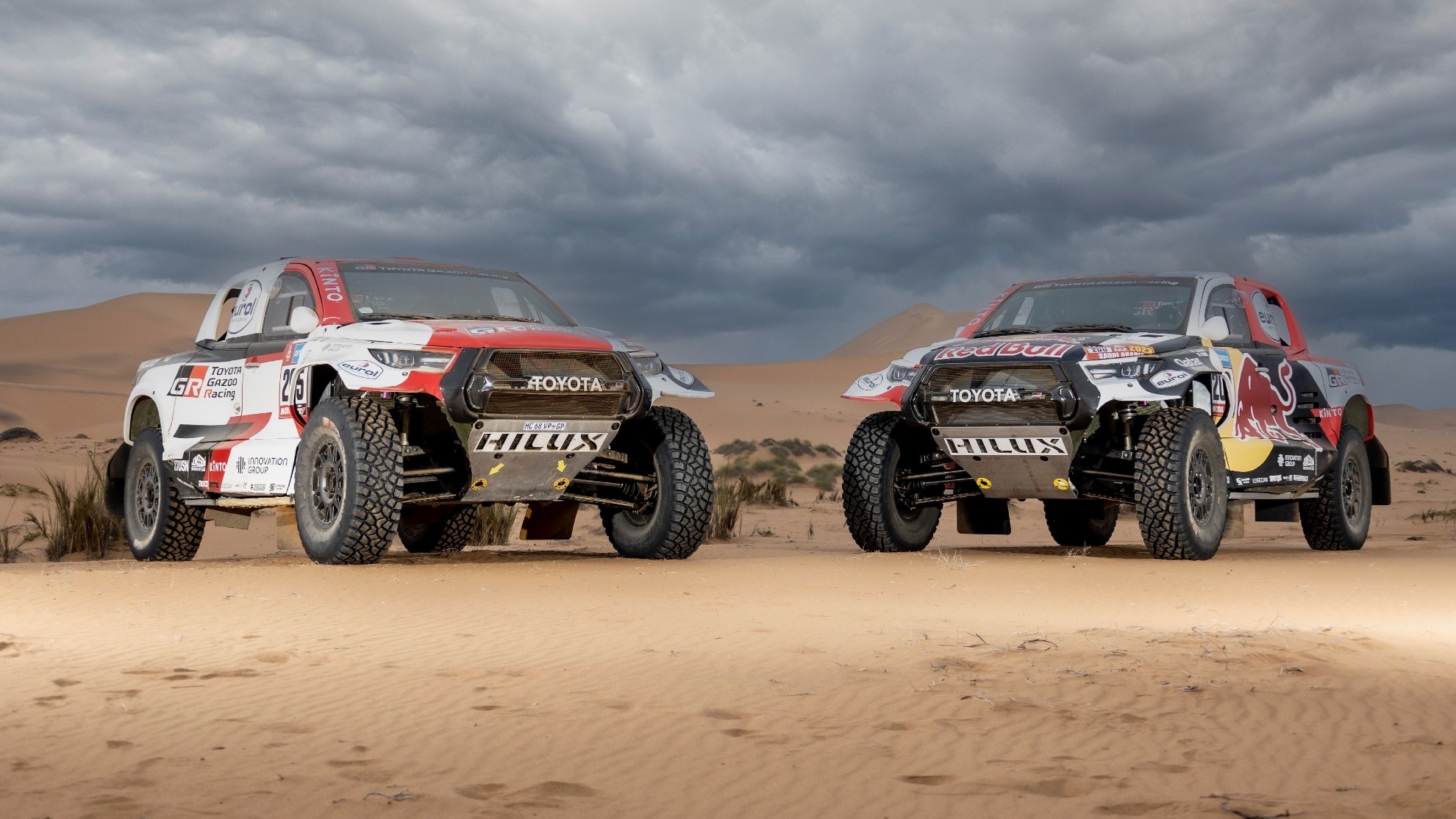 El equipo Toyota Gazoo Racing del Dakar 2023 tendr tres coches oficiales.