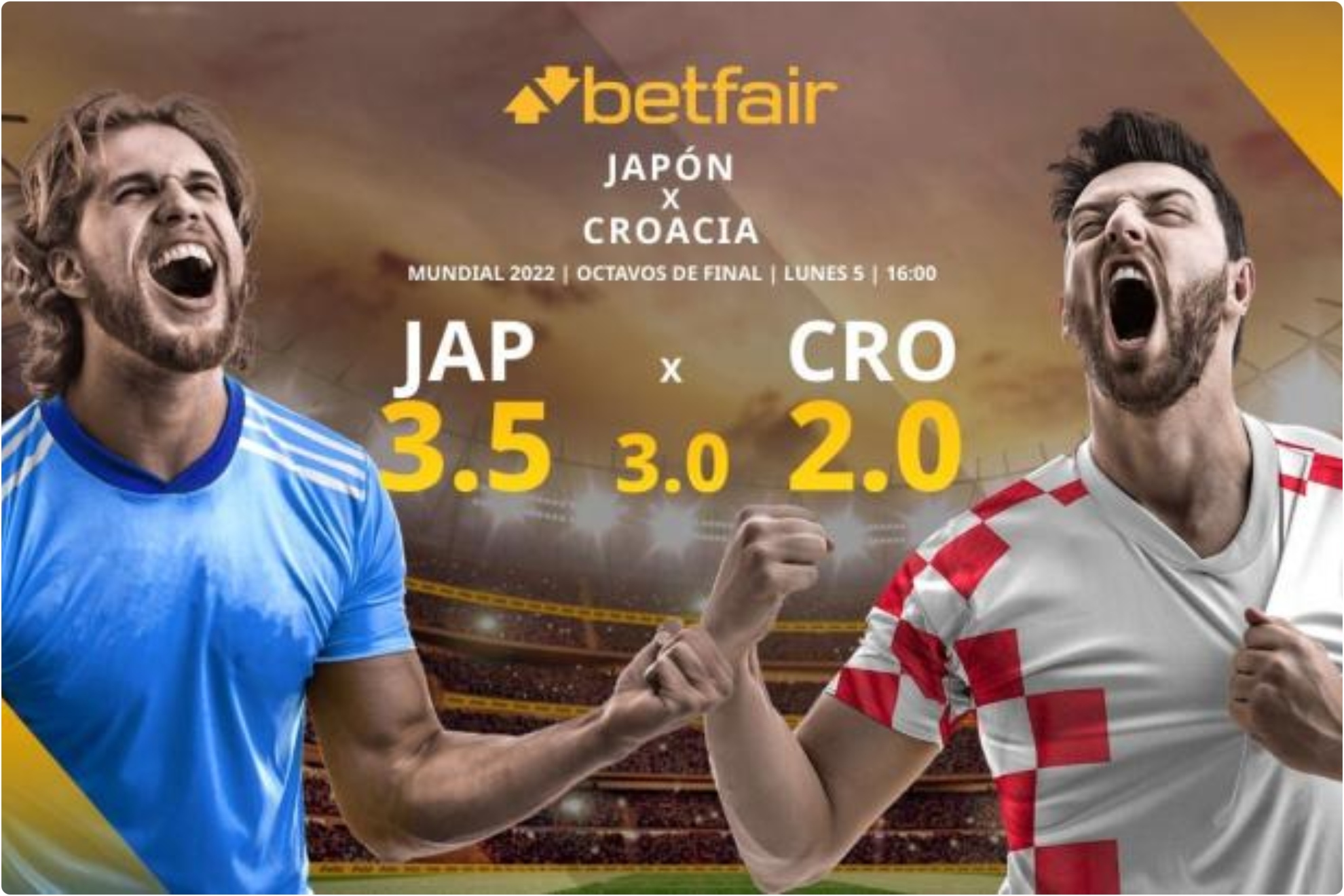 Japón vs Croacia: estadísticas y pronósticos
