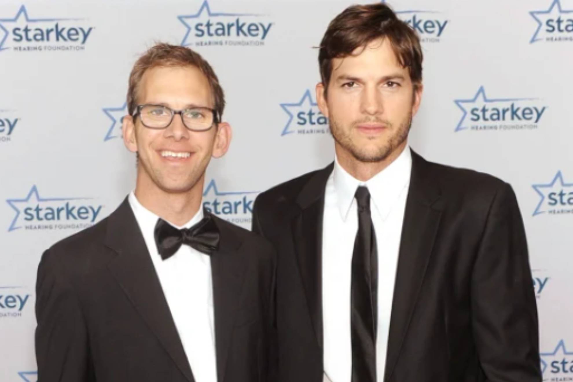 Ashton Kutcher and his twin brother