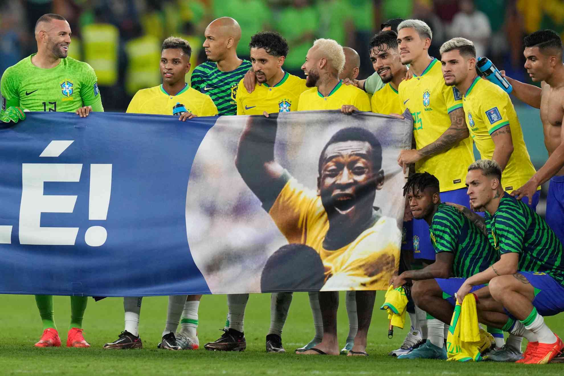 Brazil and Pele.