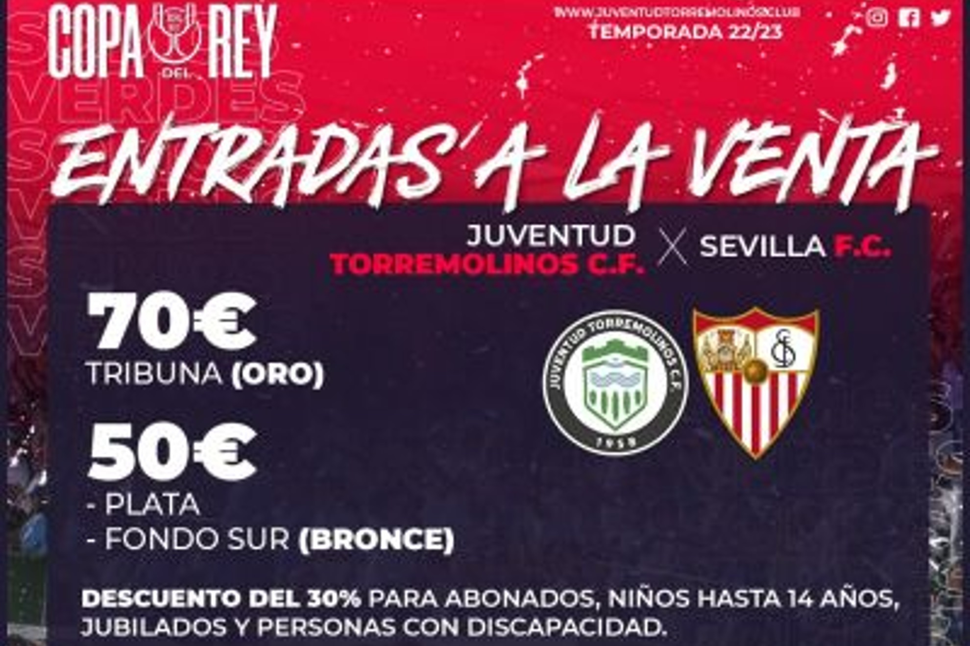 Precios de Champions por ver el Torremolinos - Sevilla en El Pozuelo