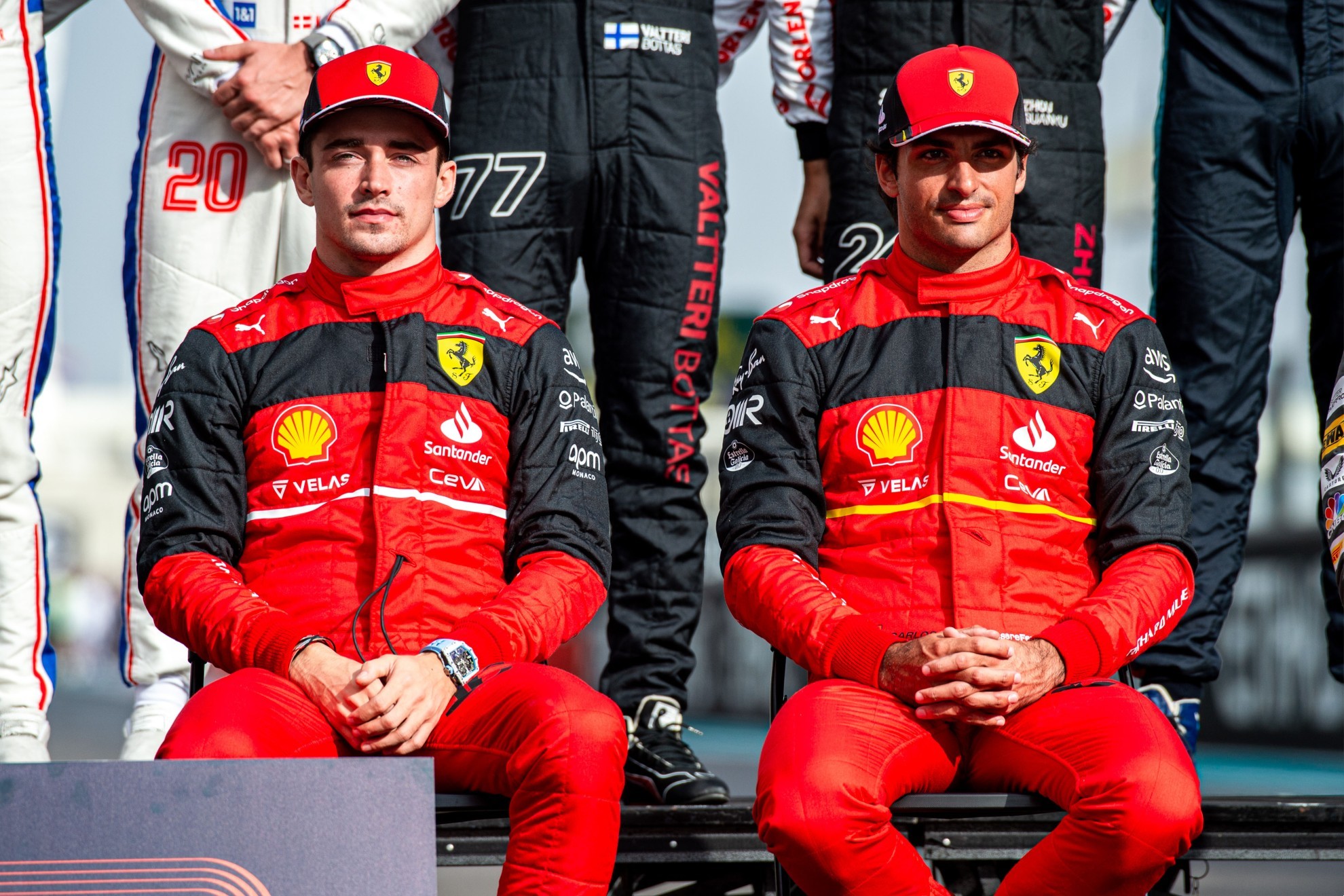 Sainz se ha adaptado a la conduccin que requera el Ferrari incluso copiando rasgos de Leclerc.