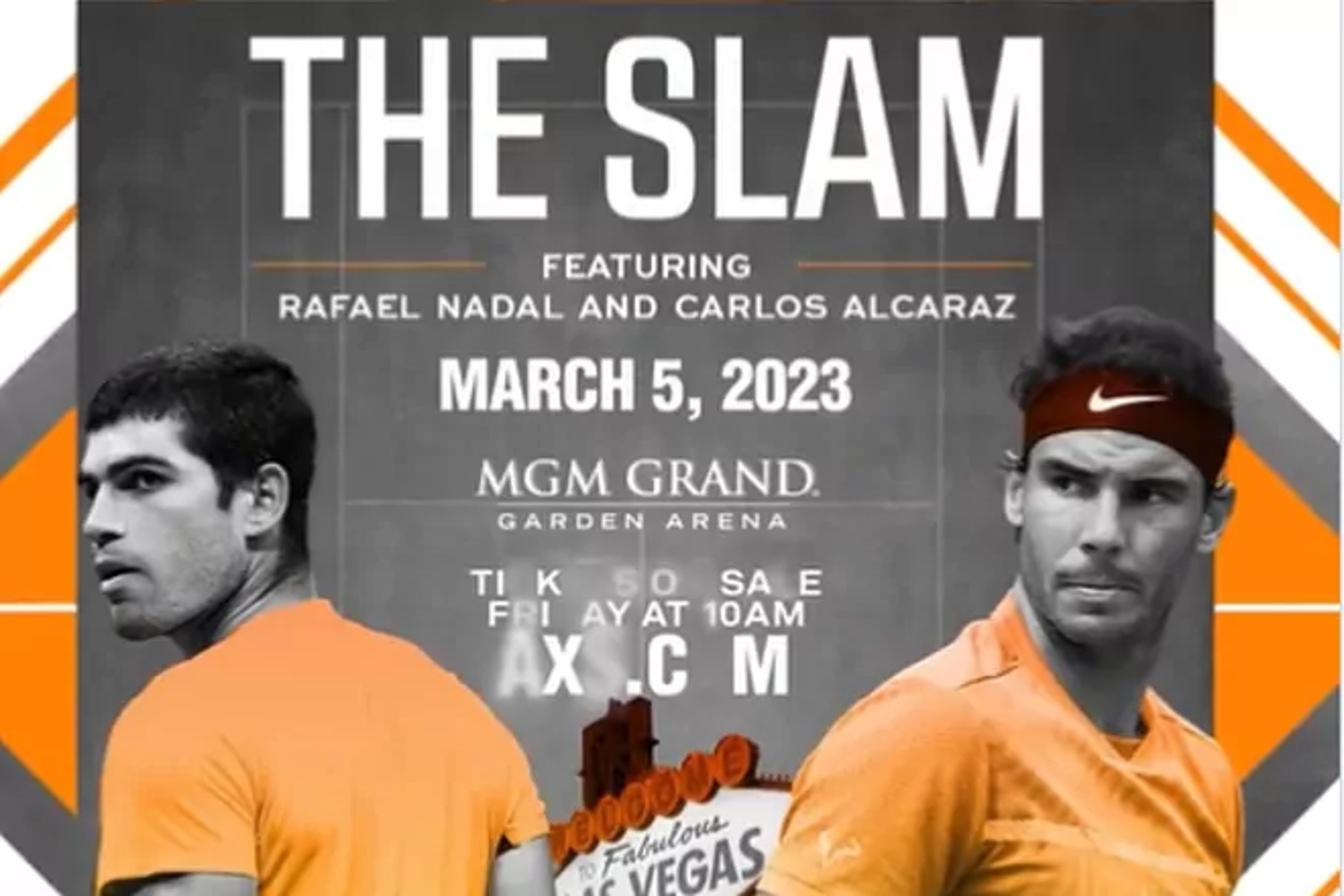 Rafa Nadal and Carlos Alcaraz to face each other on March 5 in Las Vegas