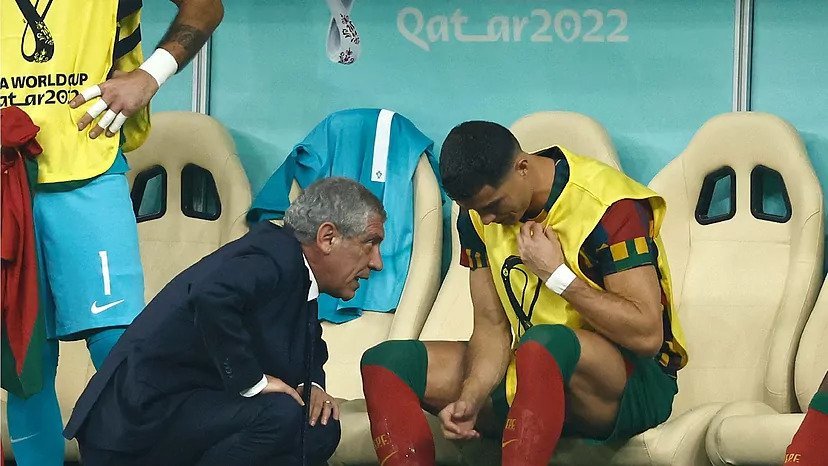 Santos with Ronaldo