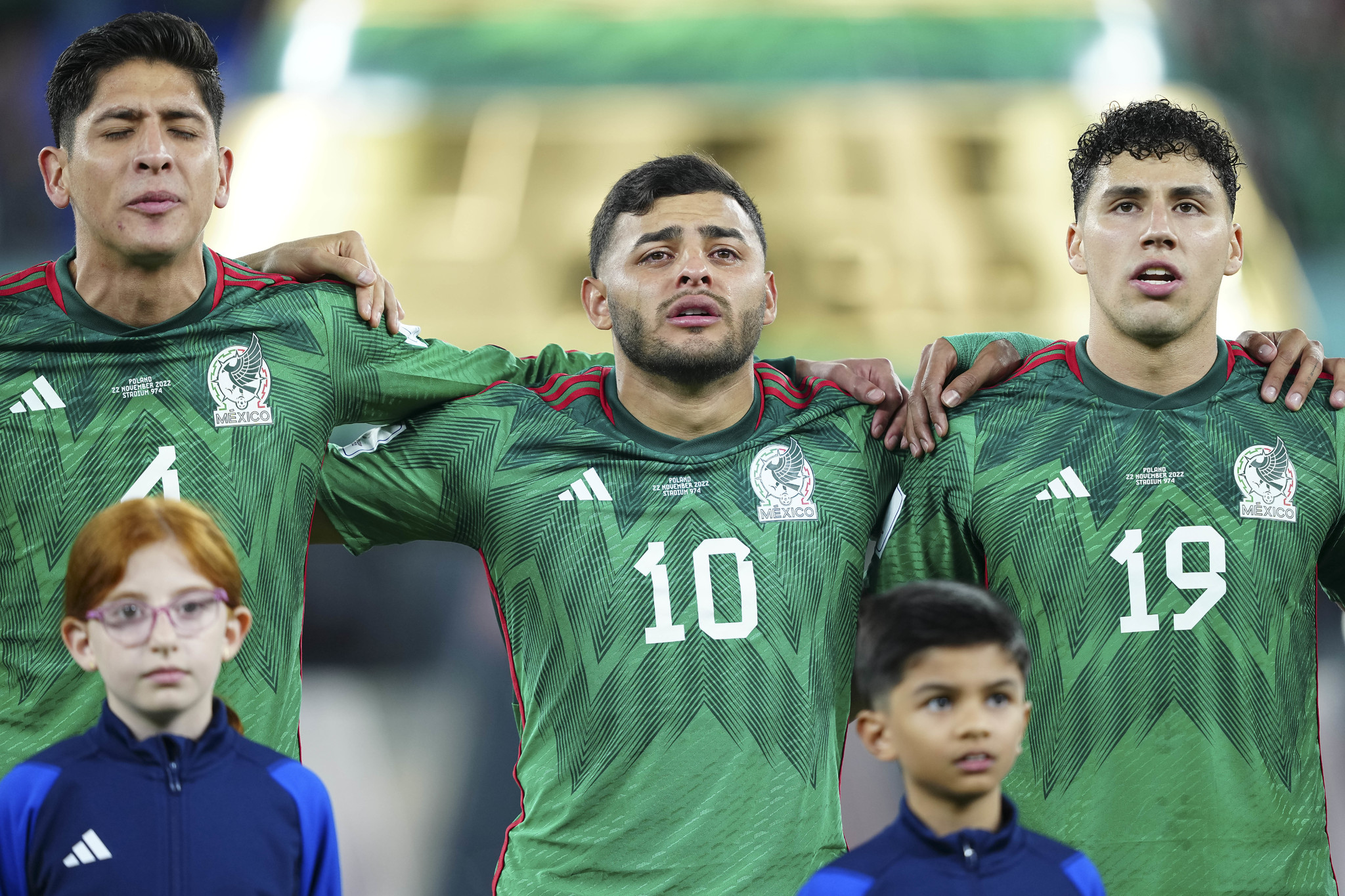 Alexis Vega no pudo contener las lágrimas por la emoción de escuchar el himno nacional en el Mundial | Imago7