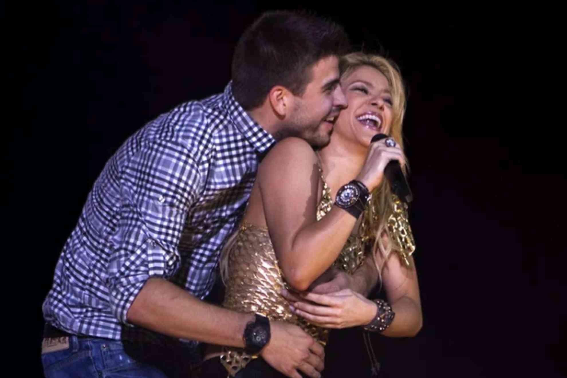 Gerard Pique and Shakira.
