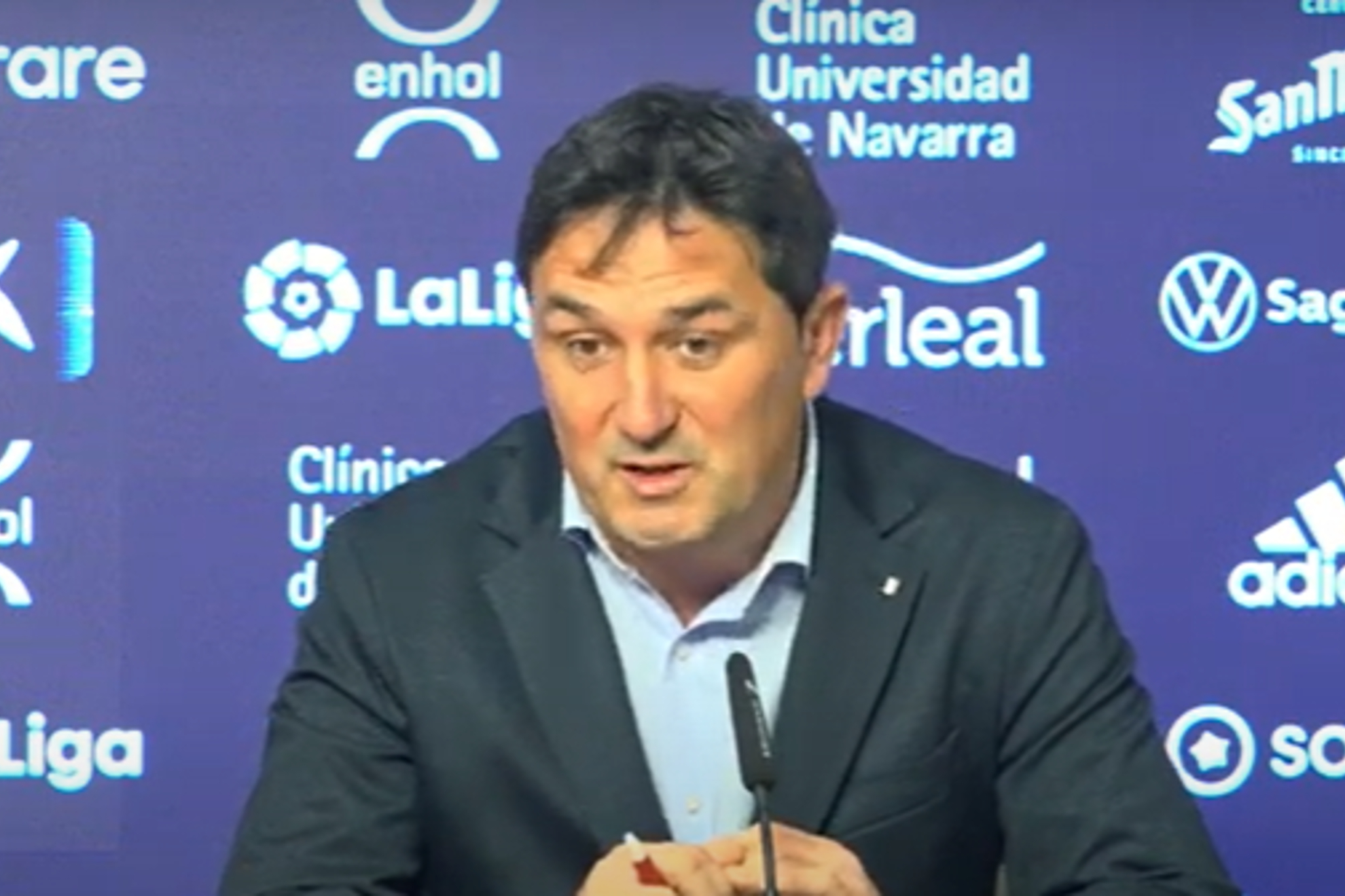 Braulio Vázquez, director deportivo de Osasuna