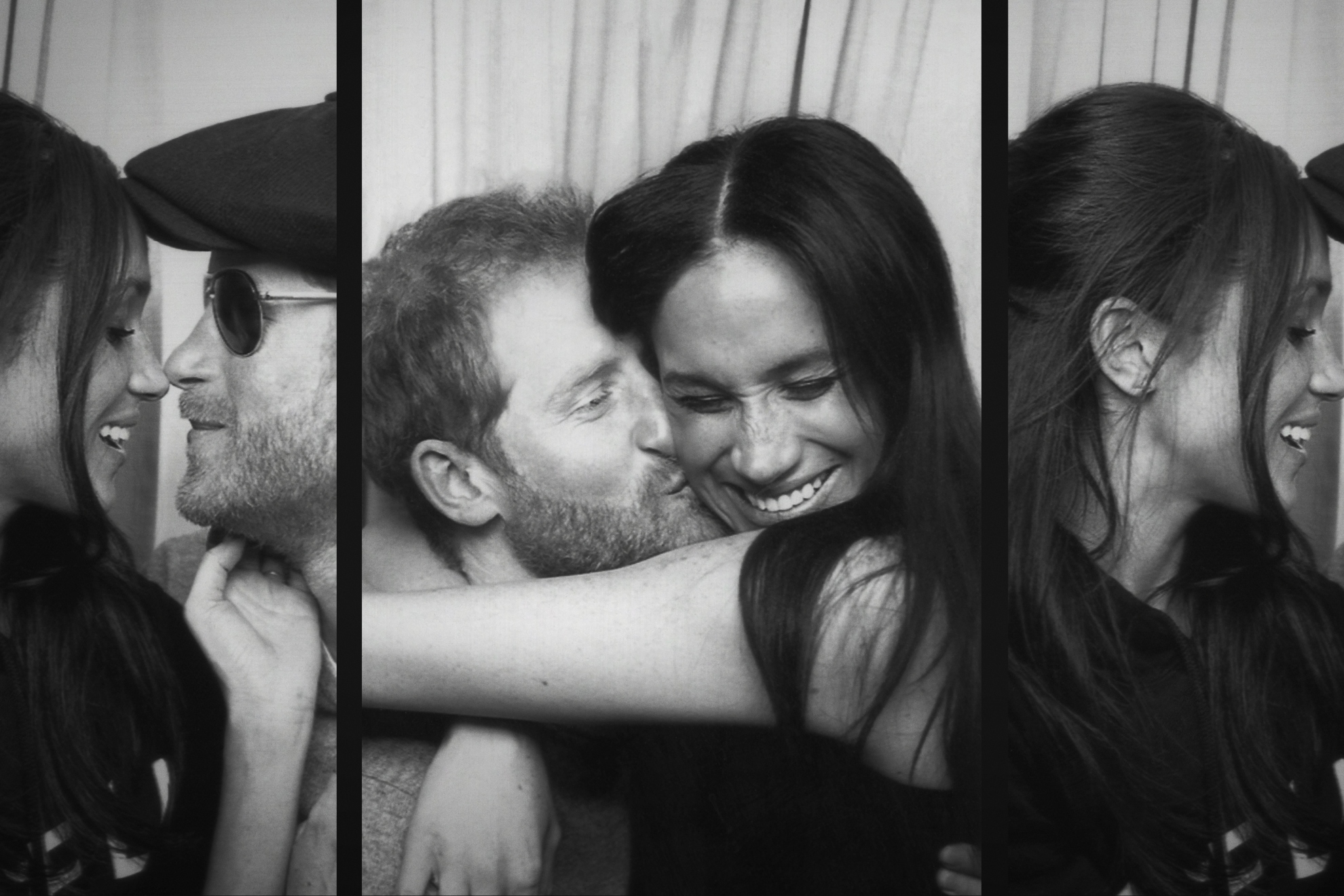 Prince Harry and Meghan, Duke and Duchess of Sussex, in a scene from the upcoming documentary "Harry & Meghan," directed by Liz Garbus.