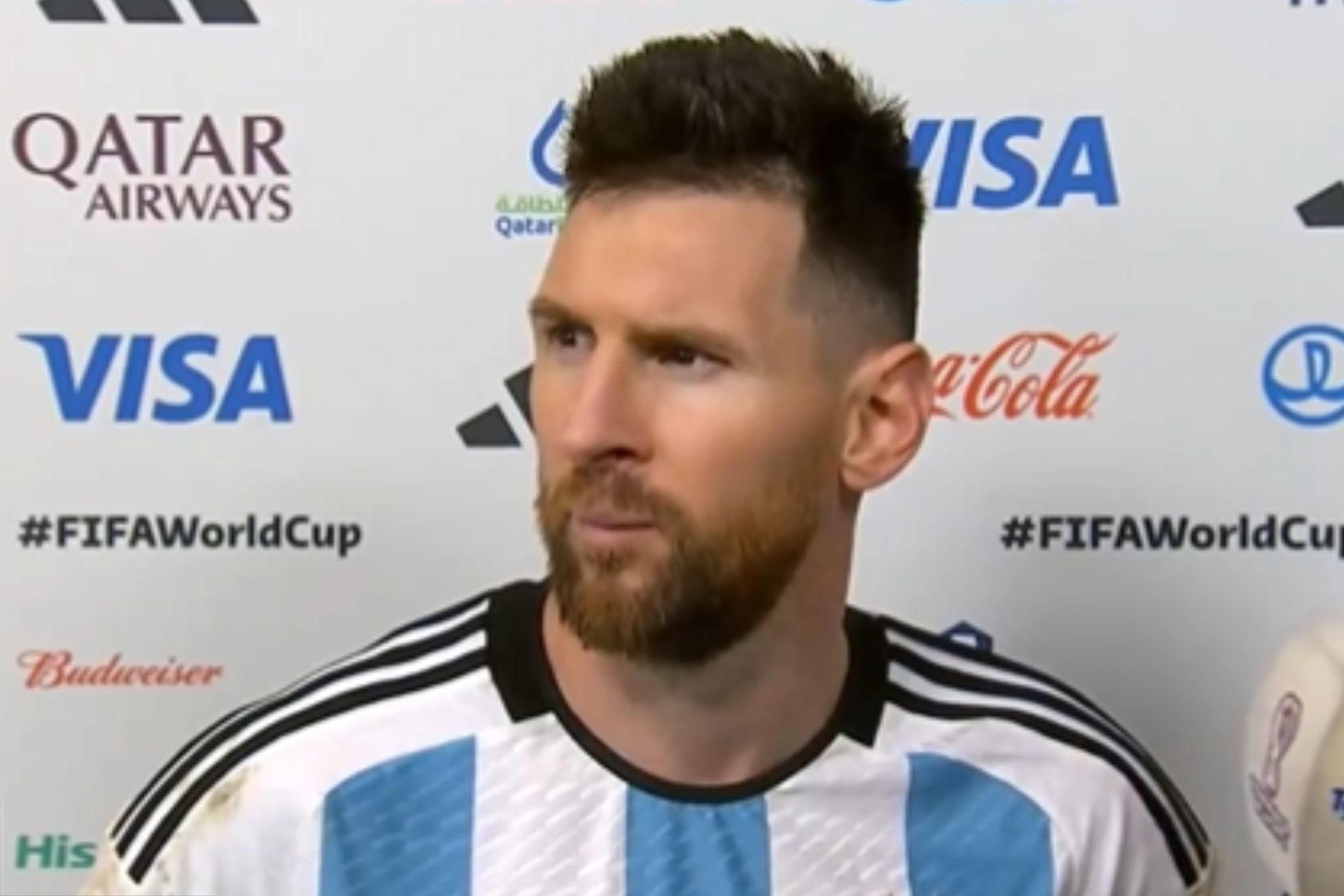 World Cup 2022: Who did Lionel Messi shout at during interview after  Argentina defeated Netherlands? | Marca