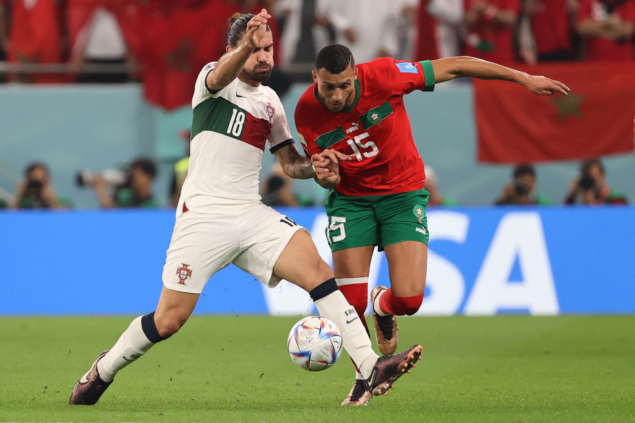 Morocco 1-0 Portugal History made at the 2022 World Cup