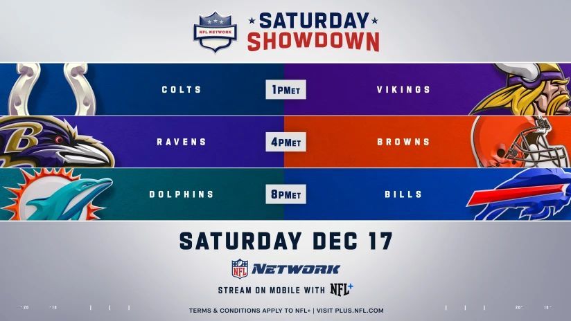 is there any nfl games on today saturday