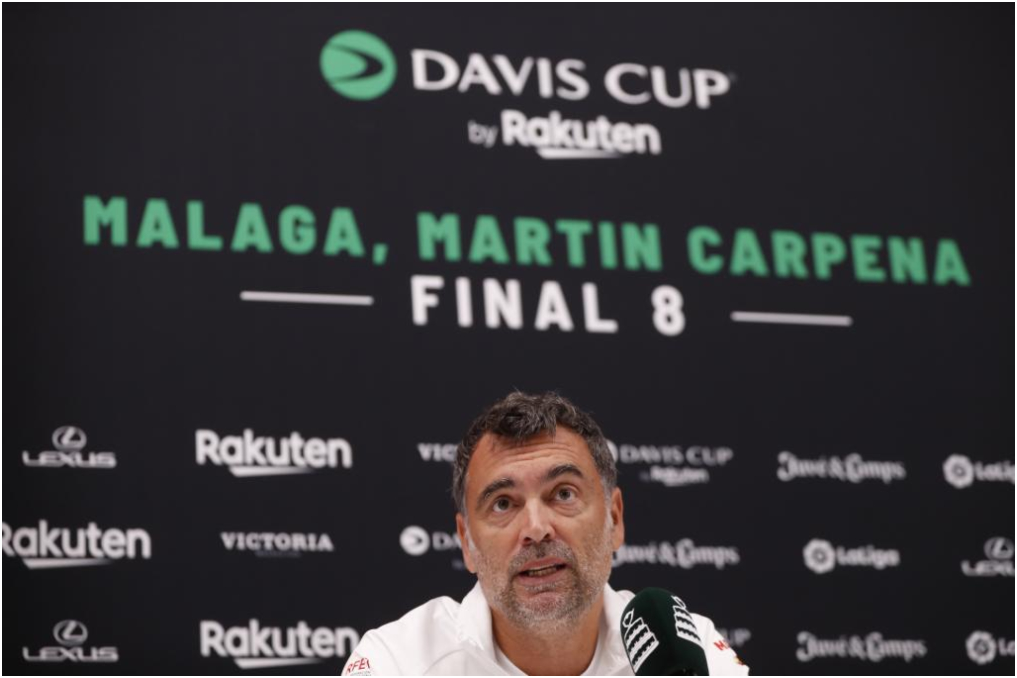 Sergi Bruguera, en la última Copa Davis.